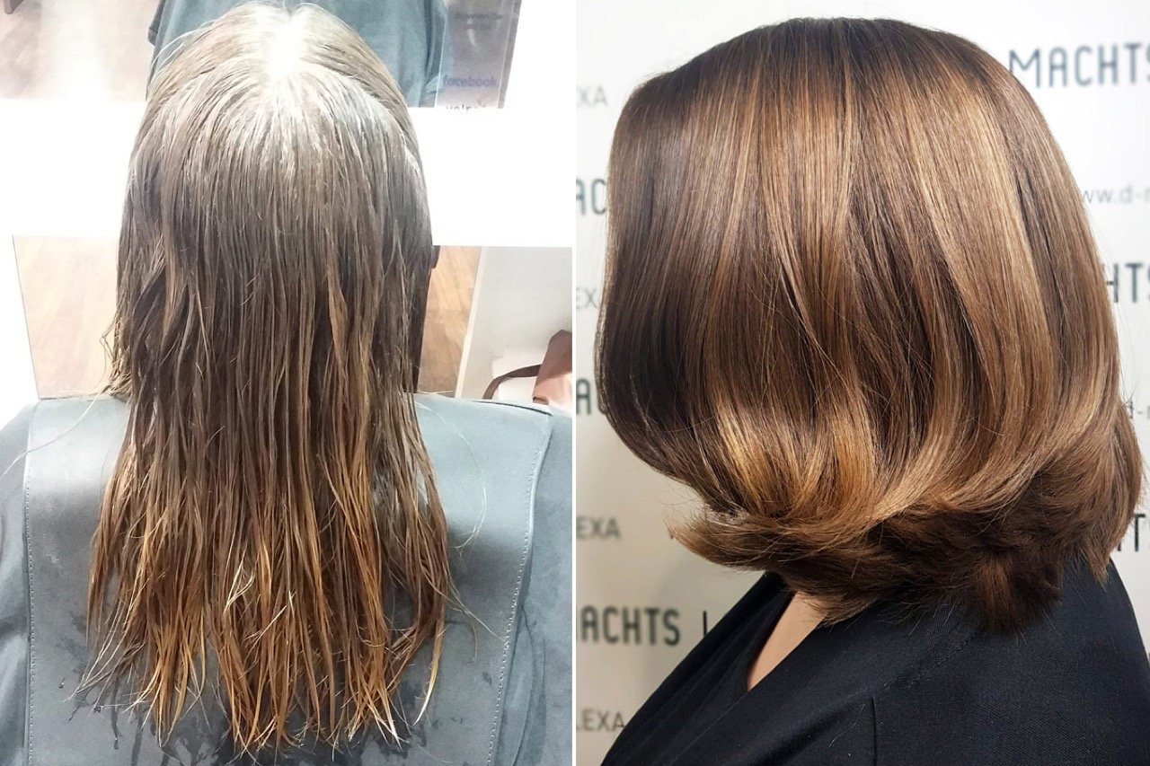 frisuren für feines haar vorher nachher