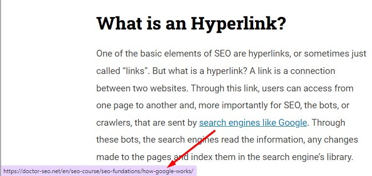 what is a hyperlink