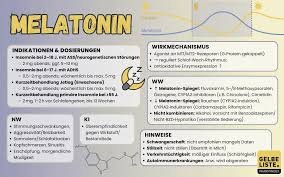 melatonin dosierung